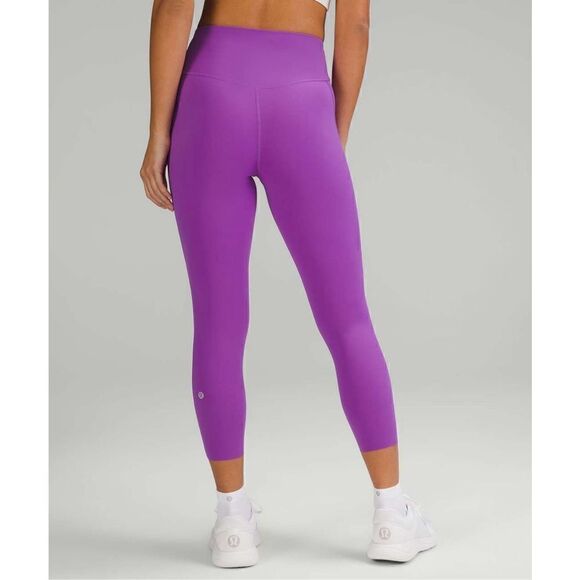 Lululemon Base Pace High-Rise Crop 23" Magenta NEW